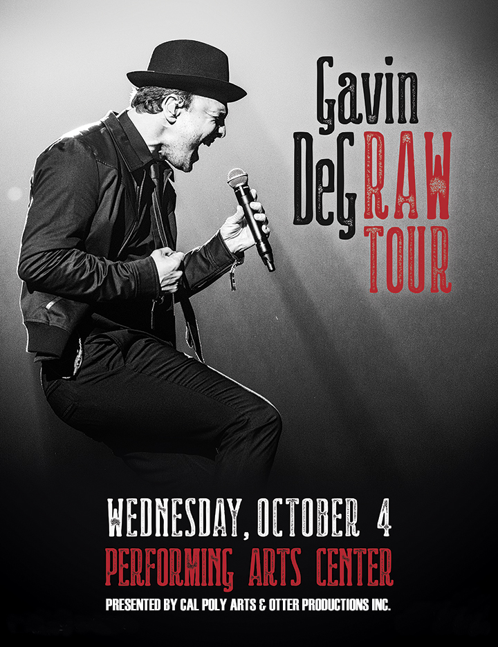 Gavin DeGraw "RAW TOUR" Otter Productions Inc. Otter Productions Inc.